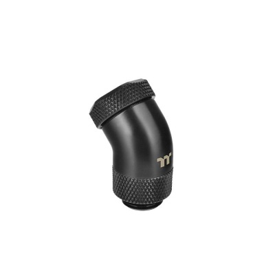Pacific G1/4 PETG Tube 45-Degree compression 12mm OD – Black  
