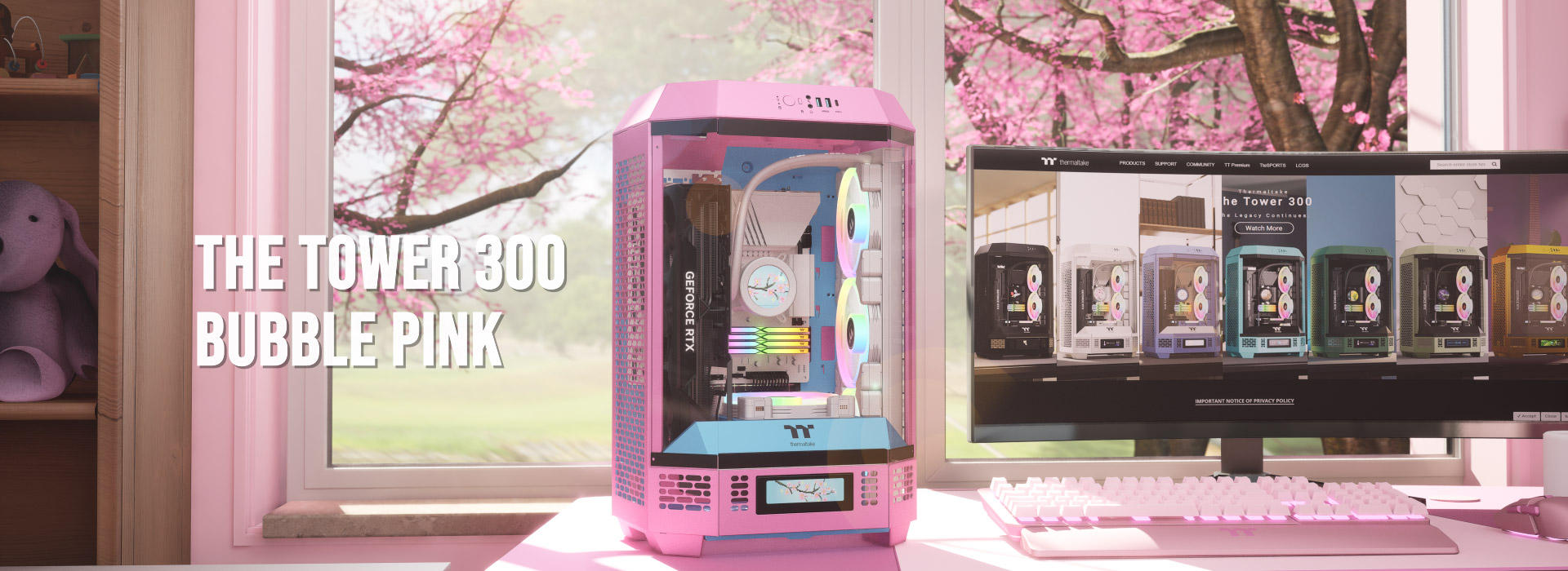 Thermaltake Tower 300 Pink